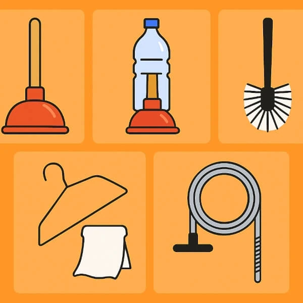 reinigungs diy - methoden mit werkzeug